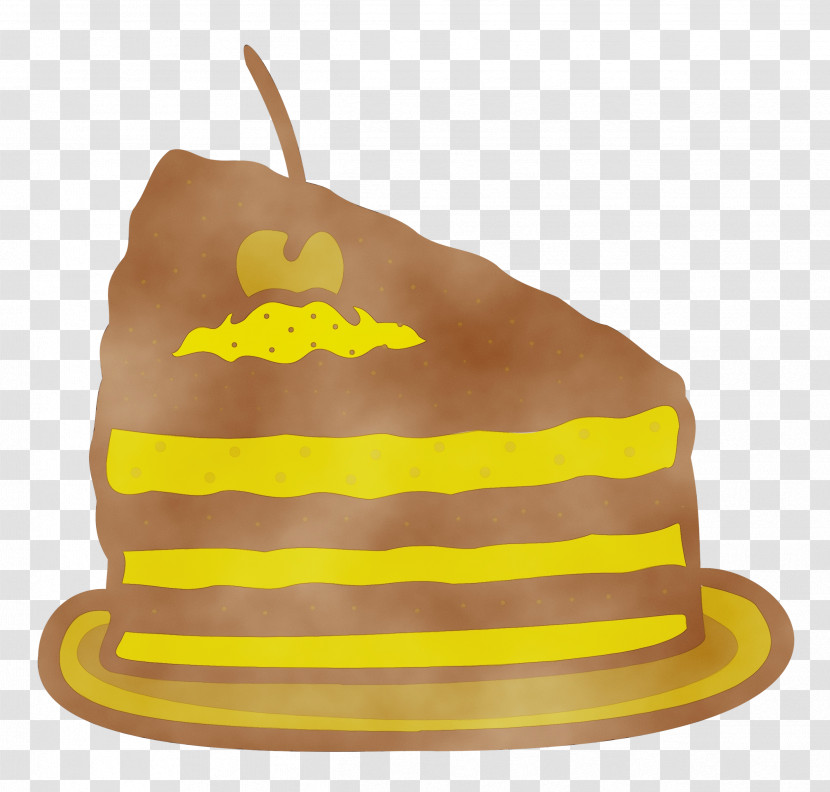 Hat Yellow Cakem Transparent PNG