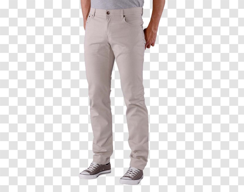 Jeans Denim Khaki - Beige Trousers Transparent PNG
