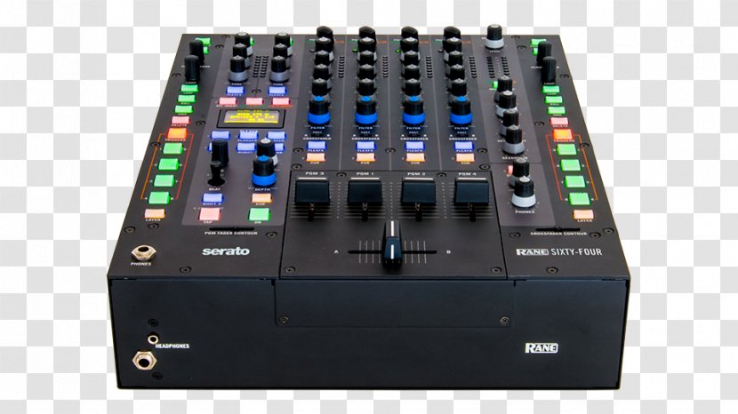 Audio Mixers Scratch Live Disc Jockey Rane Corporation DJ Mixer - Serato Research - USB Transparent PNG