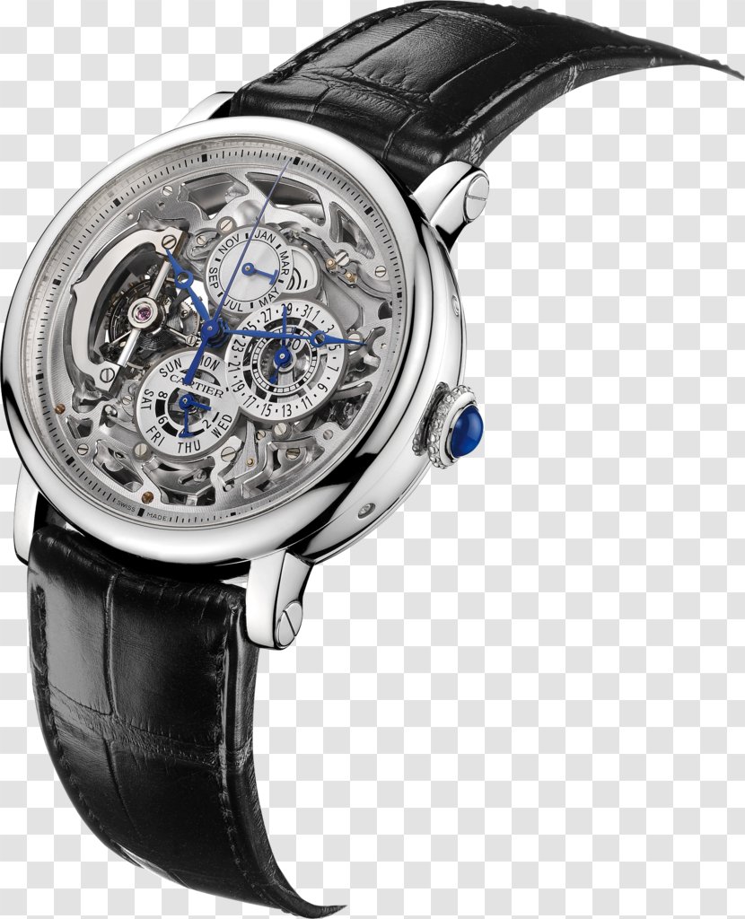 Complication Cartier Clock Power Reserve Indicator Watch Strap - Accessory Transparent PNG