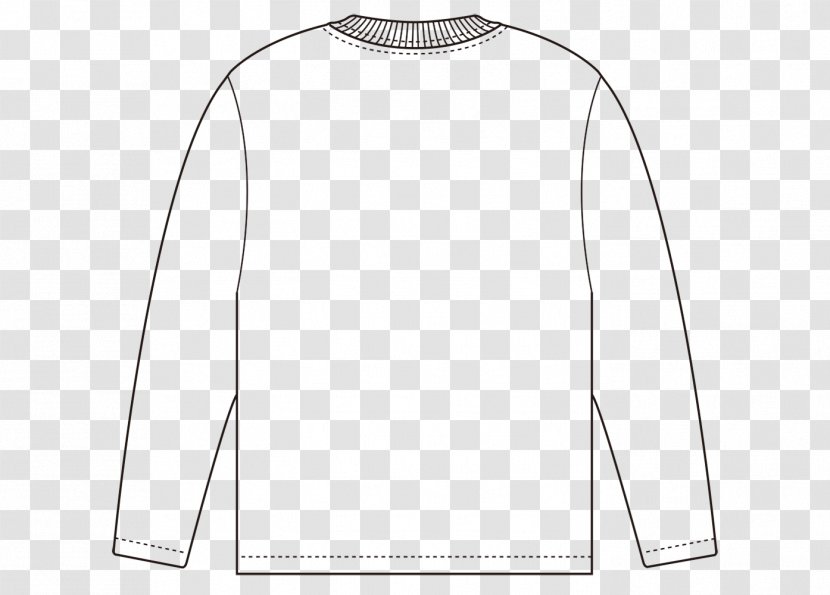 Long-sleeved T-shirt Shoulder Clothes Hanger - Outerwear Transparent PNG