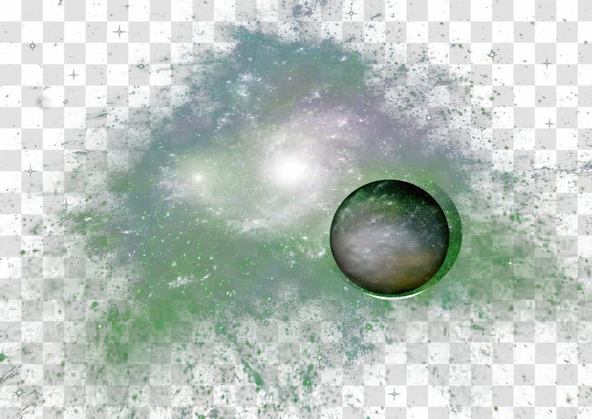Planet Solar System Universe Galaxy - Green - Vast Transparent PNG