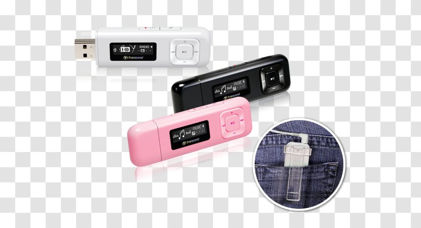 Digital Audio MP3 Player Transcend MP330 Information USB Flash Drives - Portable Media Transparent PNG