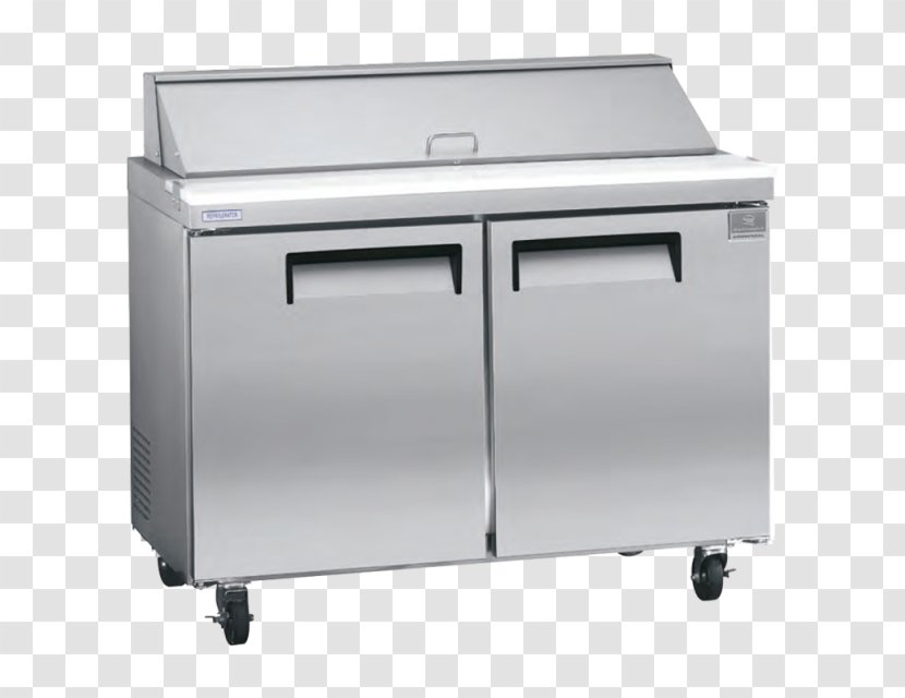 Table Kelvinator Refrigerator Refrigeration Freezers - Major Appliance - Restaurant Equipment Transparent PNG