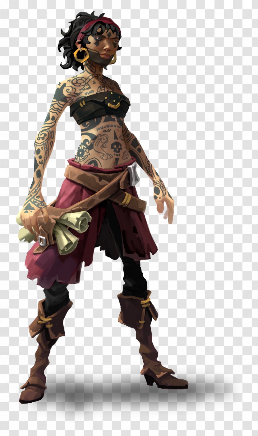 The Art Of Sea Thieves Concept Thieves: Cursed Sails Character - Costume Design Transparent PNG