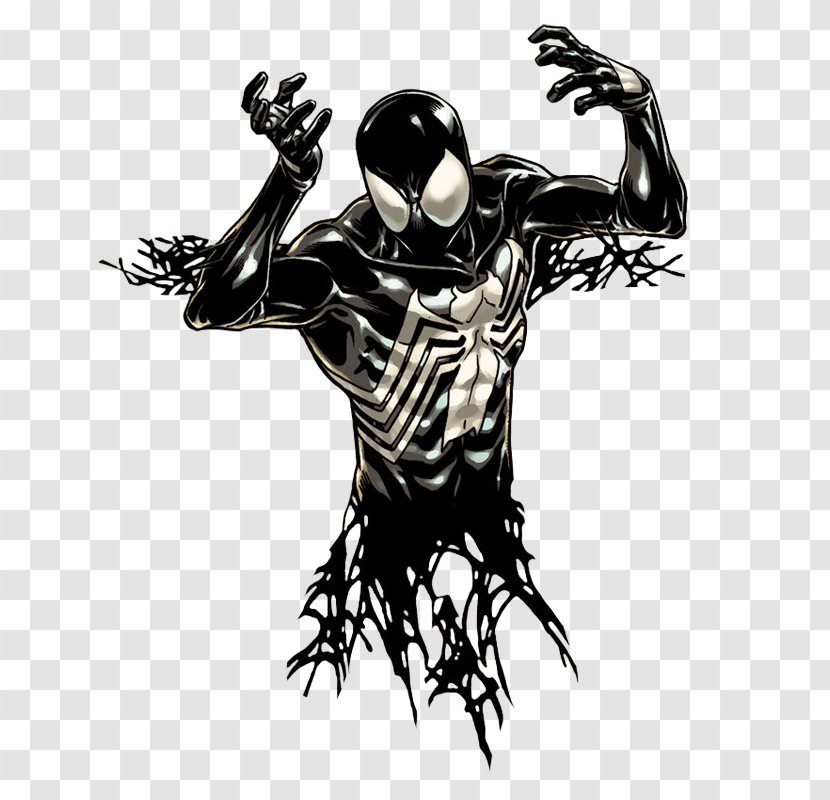 Vitruvian Man Spider-Man Venom Hulk Morlun - Comic Book - Spider-man Transparent PNG