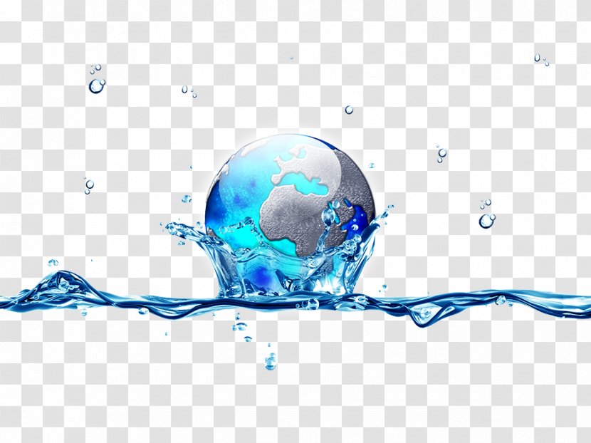 Earth Water Drop - Color Transparent PNG