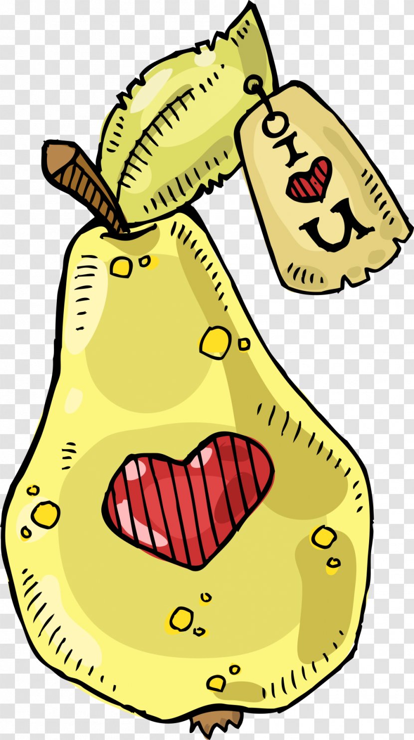 Cartoon Comics Illustration - Snout - Love Pears Transparent PNG