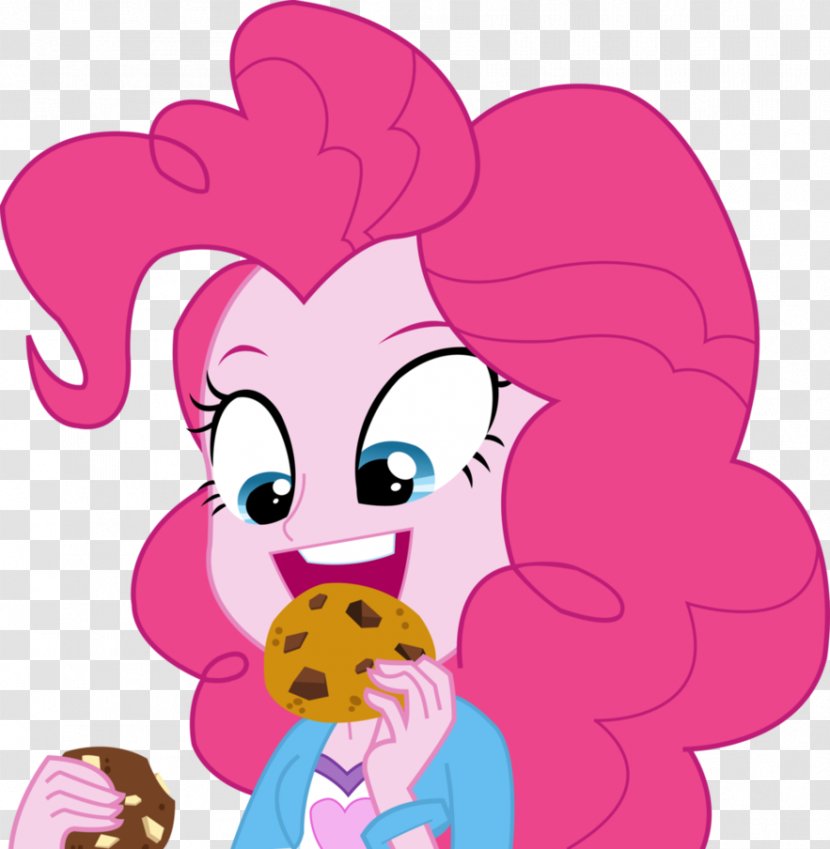Pinkie Pie Pony Equestria Horse - Heart - Cookie Vector Transparent PNG