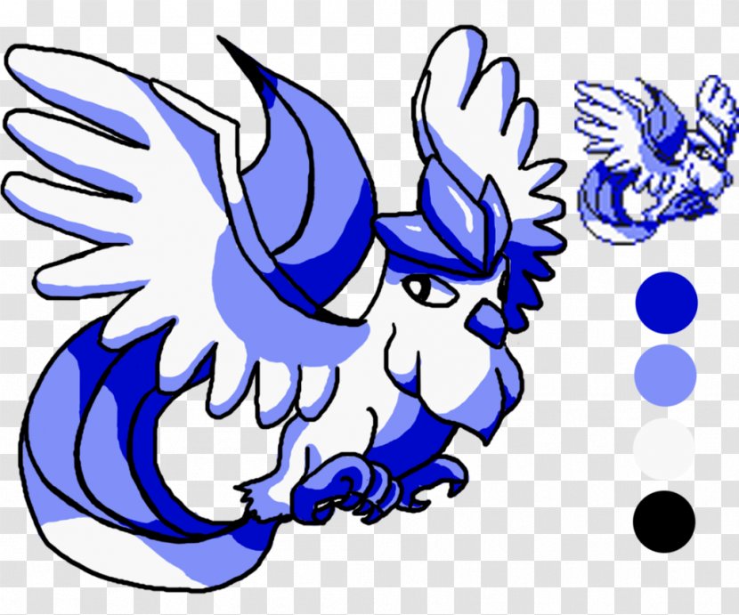 Pokémon Red And Blue FireRed LeafGreen Yellow Articuno Sprite - Pokemon Transparent PNG