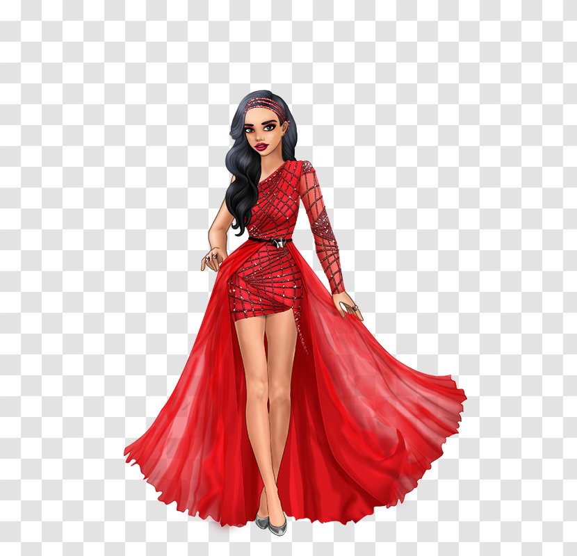 Lady Popular Fashion Clothing Dress Model Transparent PNG