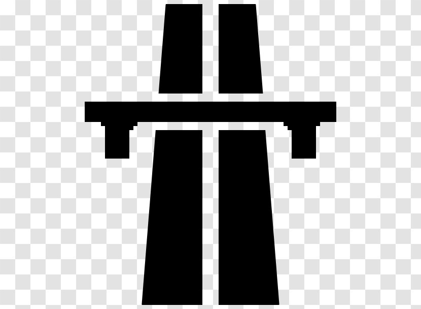 M25 Motorway A2 Road Controlled-access Highway - Black Transparent PNG