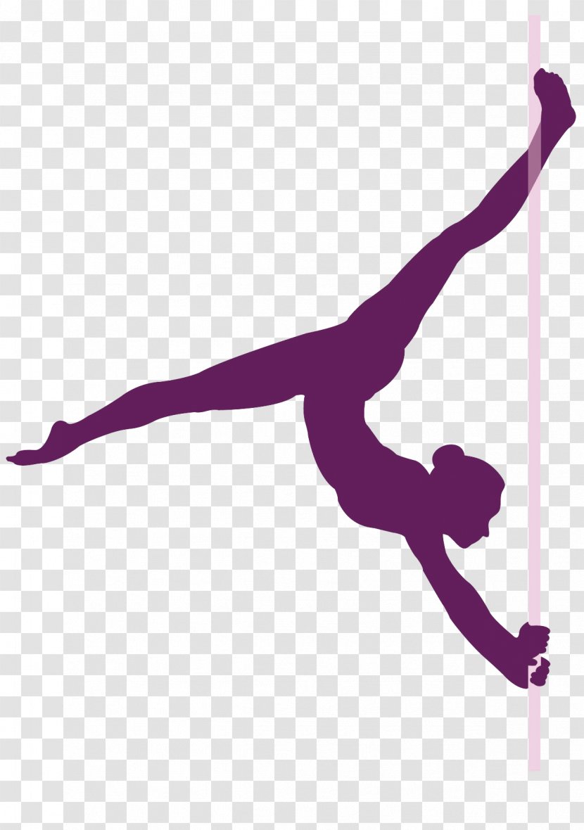 Pole Dance Acrobatics Studio Pylon - Violet - Balance Transparent PNG
