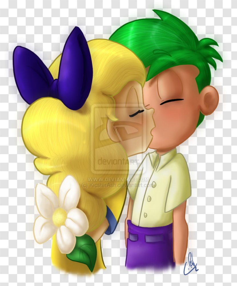 Phineas Flynn Ferb Fletcher Kiss - And - Rupee Transparent PNG