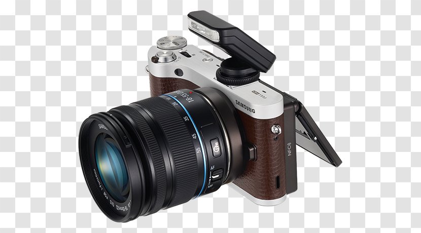 Digital SLR Samsung NX300 Canon EF-S 18–55mm Lens Camera Mirrorless Interchangeable-lens Transparent PNG