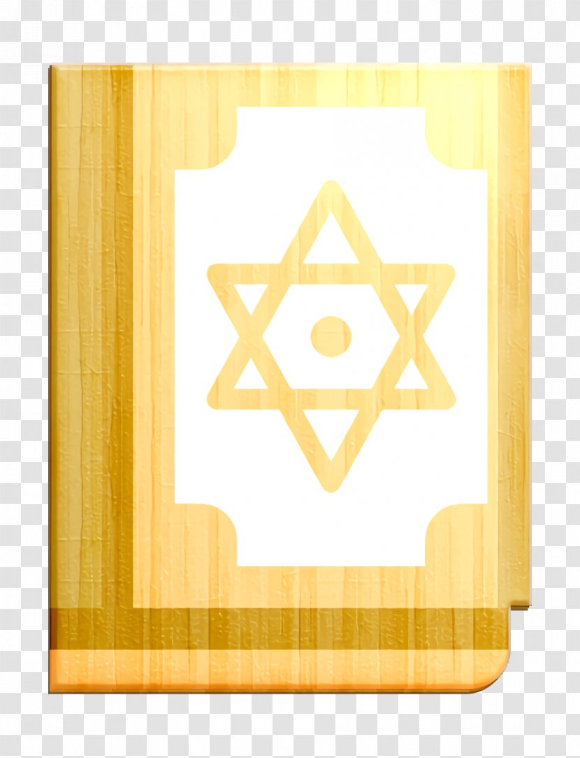 Bible Icon Book Christian - Yellow Religion Transparent PNG