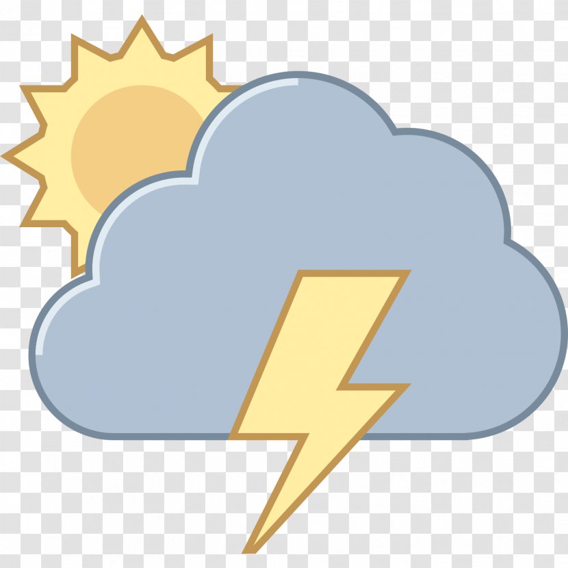 Clip Art - Meteorology - Partly Cloudy Transparent PNG