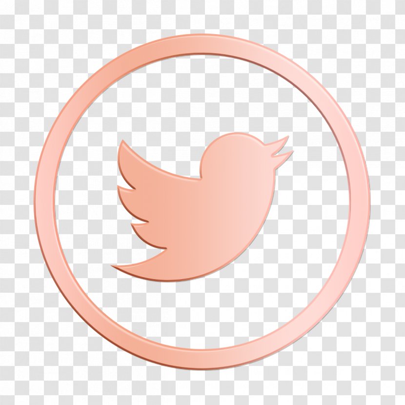 Social Media Icon - Pink - Ear Peach Transparent PNG