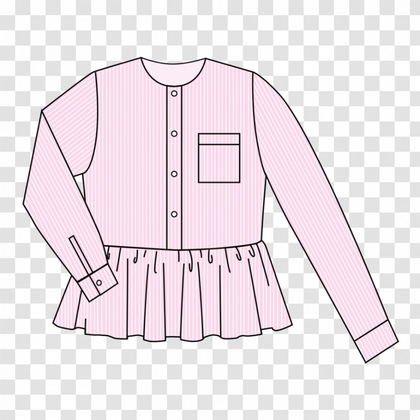 Shirt Uniform Collar Outerwear Dress - Sleeve Transparent PNG