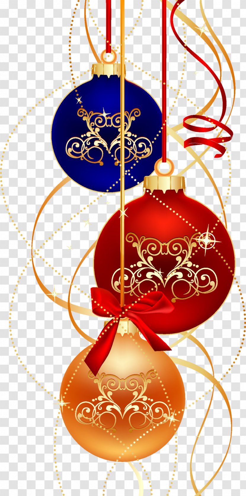 Christmas Ornament Santa Claus New Year - Bombka Transparent PNG