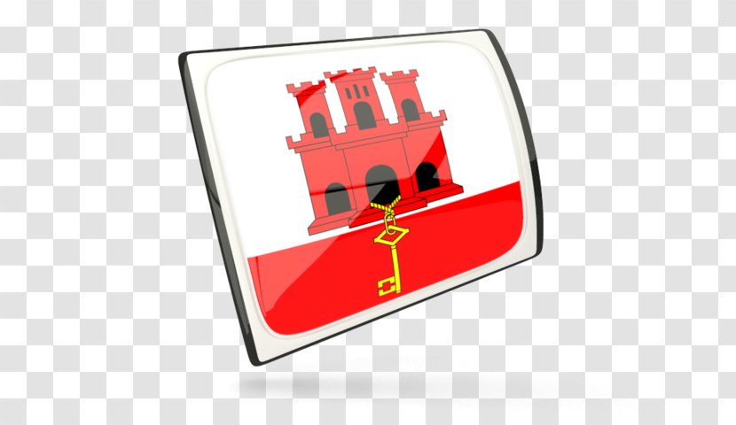 Rectangle Flag - Red - Disputed Status Of Gibraltar Transparent PNG