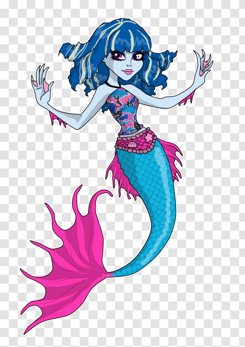 Clip Art Mermaid Illustration Costume - Mythical Creature Transparent PNG