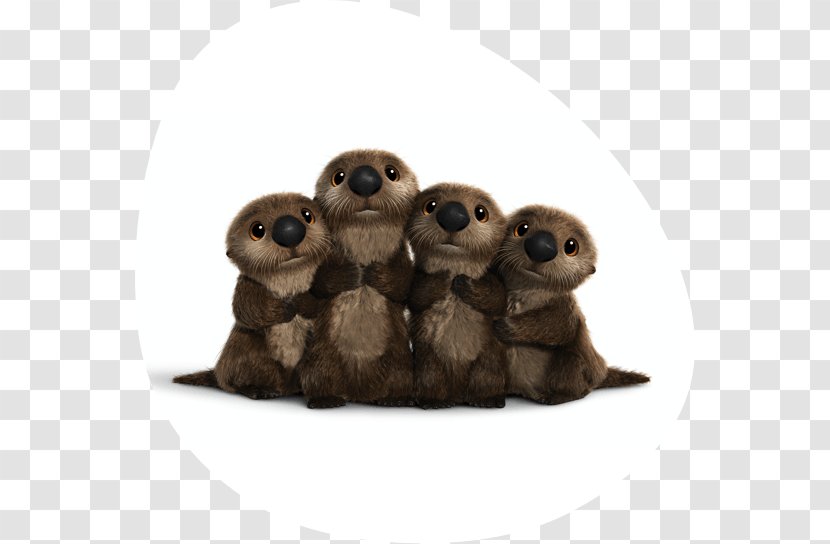 Otter Nemo Sea Lion Pixar Film - Rudder Kids Transparent PNG
