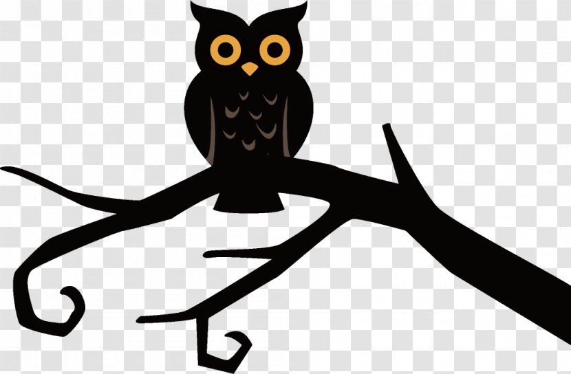 Owl Halloween - White - Wing Bird Of Prey Transparent PNG