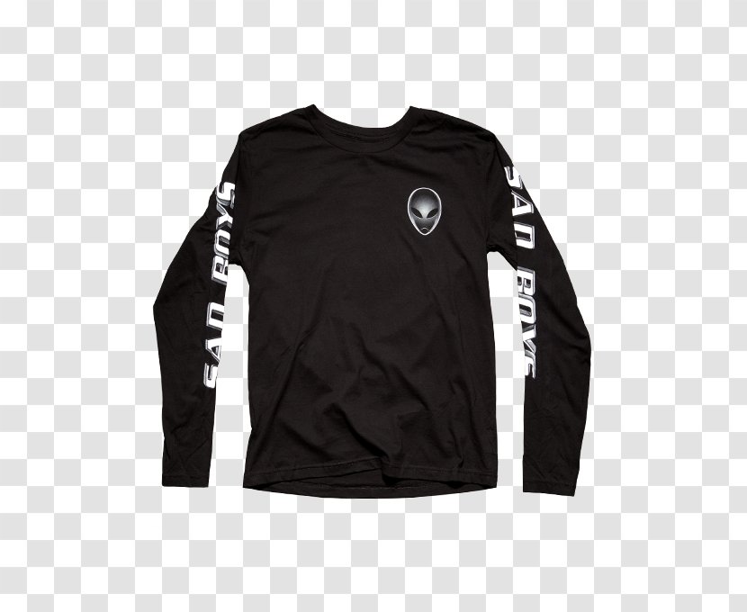 Long-sleeved T-shirt Shoulder Jacket - Black M Transparent PNG