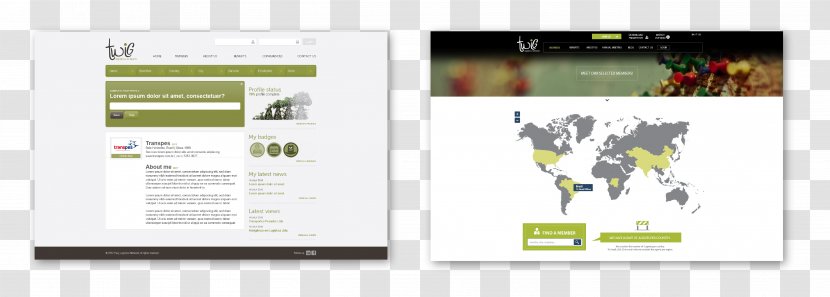 Web Page Twig Logistics Network Logo - Online And Offline - Design Transparent PNG