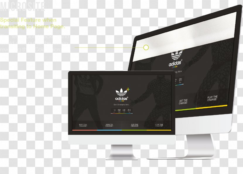 Adidas Computer Monitors Fashion Brand Multimedia - Unique Bus Stop Advertising Transparent PNG