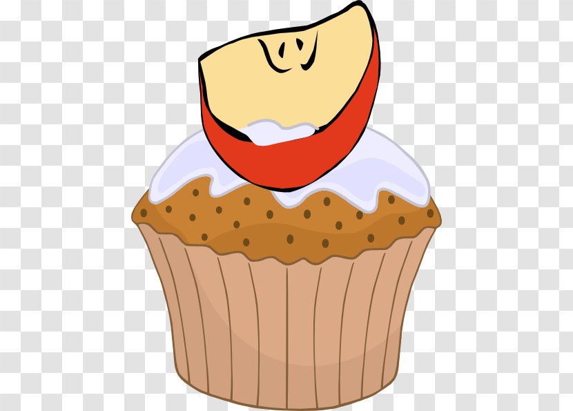 Muffin Cupcake Frosting & Icing Clip Art - Smile - Strawberry Shortcake Blueberry Transparent PNG