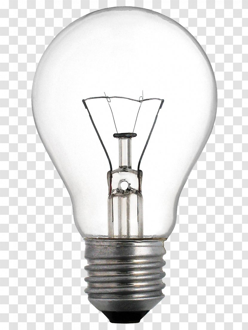 Incandescent Light Bulb Electric Lighting Compact Fluorescent Lamp - Joseph Swan Transparent PNG