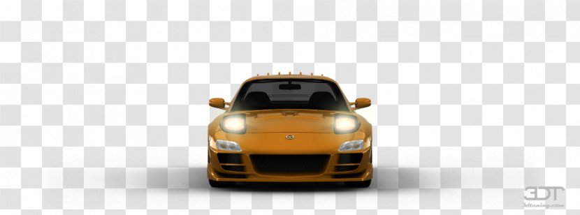 Bumper Sports Car Automotive Lighting Motor Vehicle - Hood - Mazda RX-7 Transparent PNG