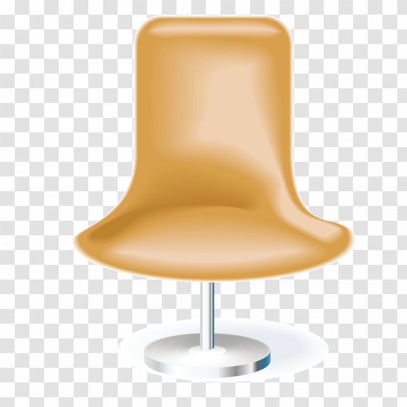 Chair Orange Office - Vector Cortical Sofa Transparent PNG