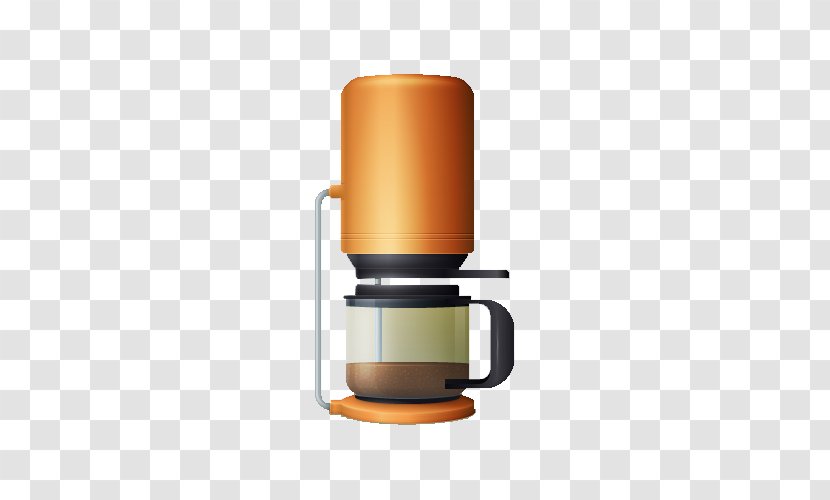 Coffee Cafe Drink - Designer - Hand-painted Machine Transparent PNG