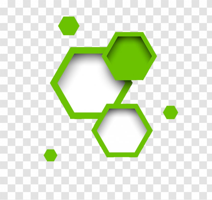 Hexagon Polygon Geometry - Border Transparent PNG