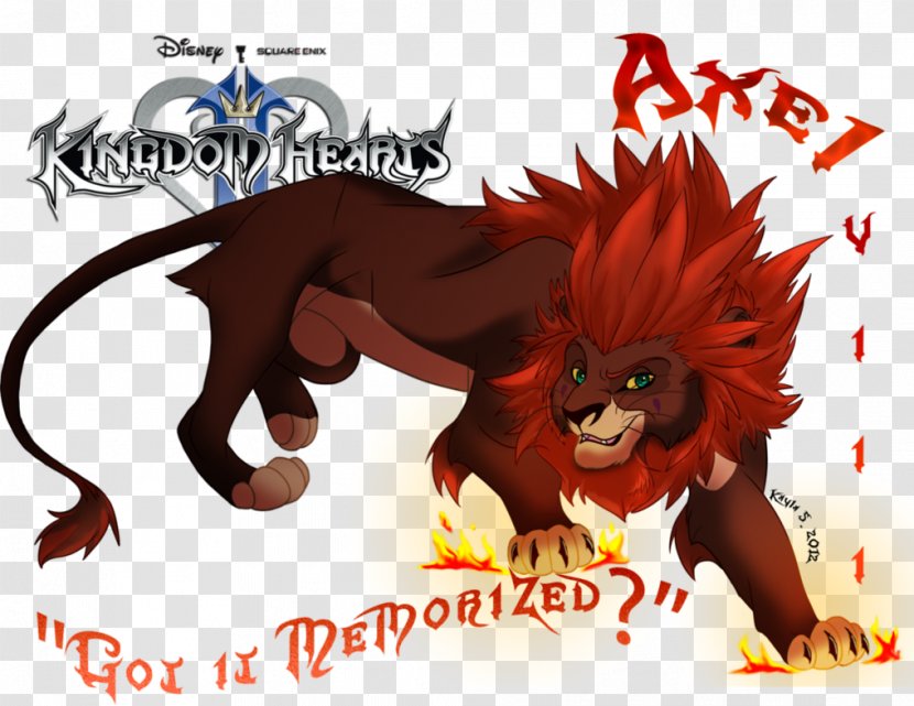 Lion Kingdom Hearts II Ahadi Kovu Square Enix - Tail Transparent PNG