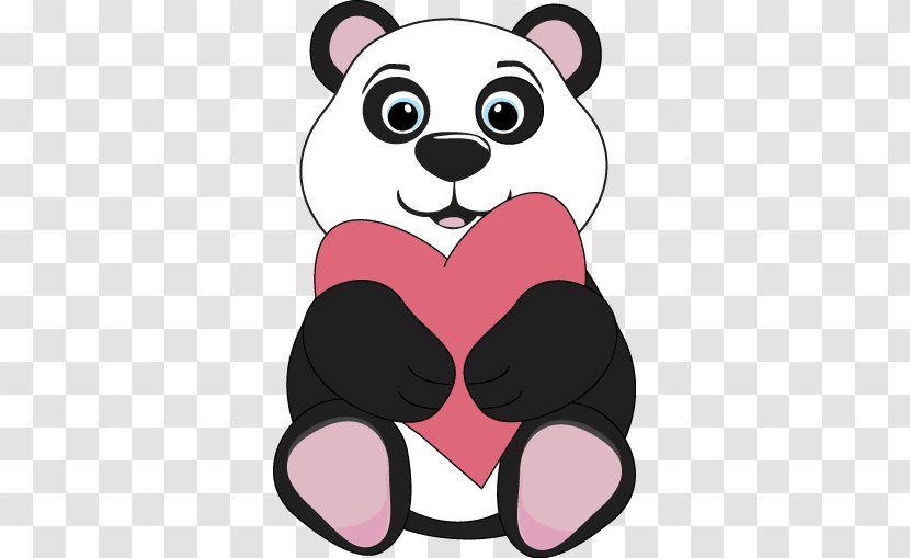 Giant Panda YouTube Blog Clip Art - Heart - Youtube Transparent PNG