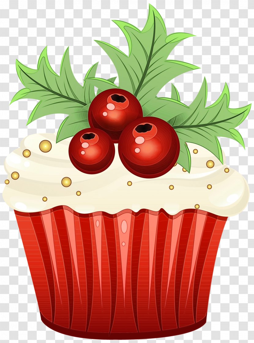 Christmas Cake Drawing - Wet Ink - Baked Goods Buttercream Transparent PNG