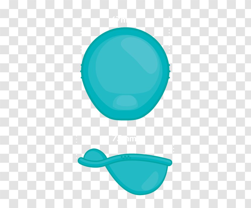 Turquoise - Oval - Design Transparent PNG