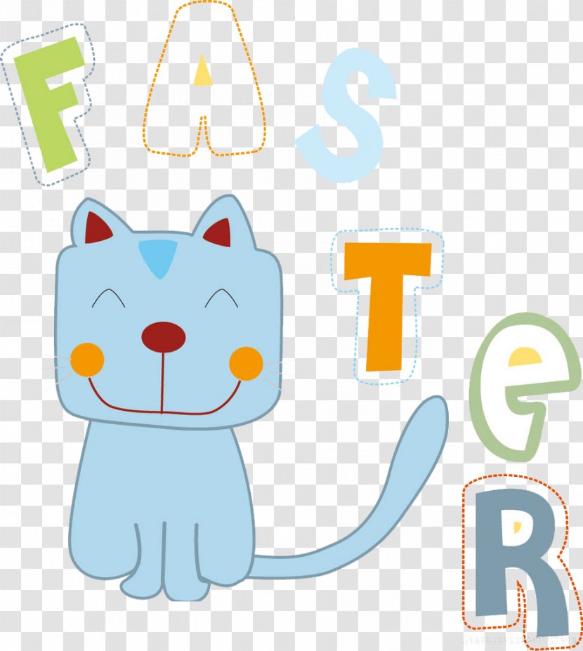 Cat Cartoon - Flower - Smiling Transparent PNG