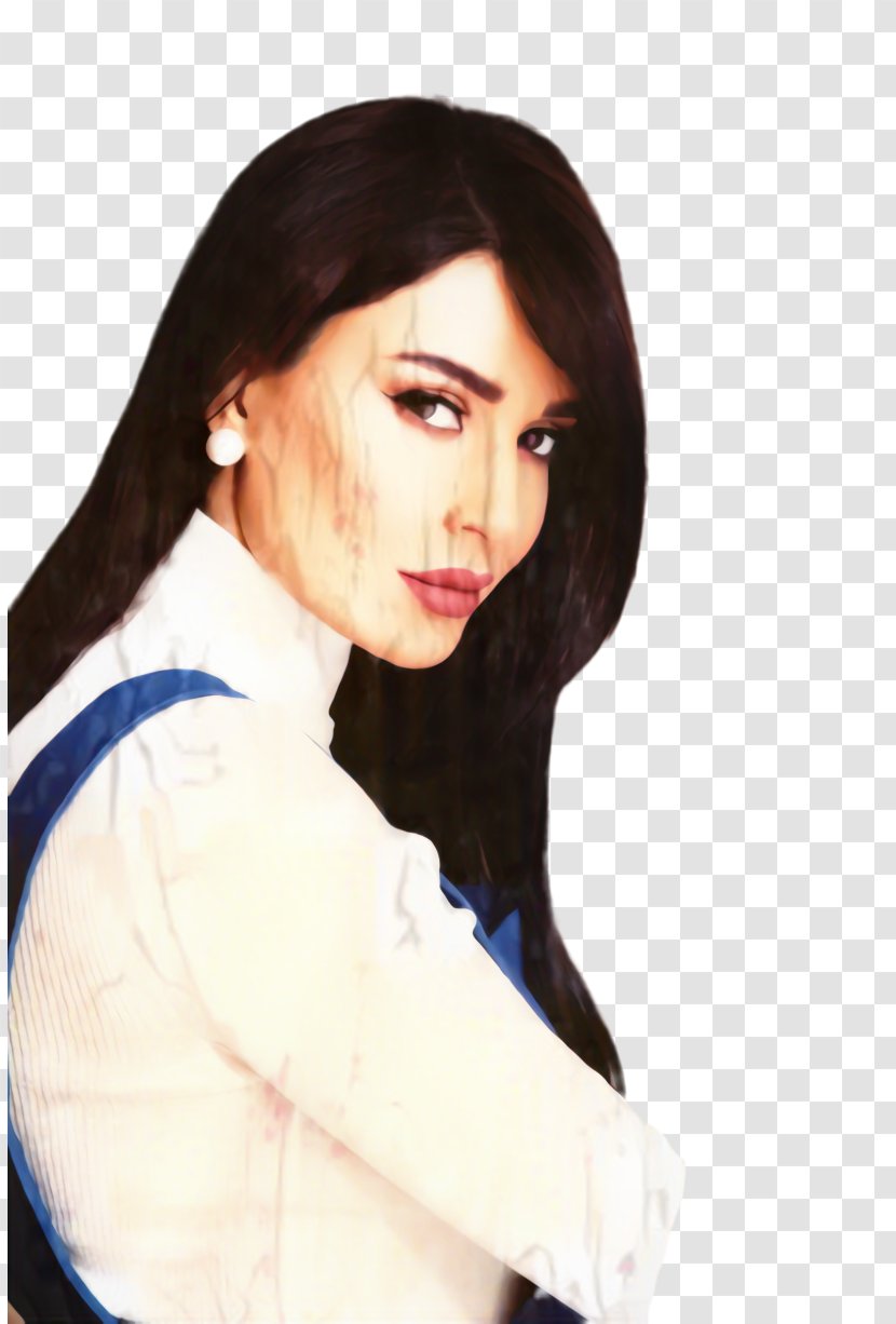 Cyrine Abdelnour Al Hayba Lebanon Actor Habaybi - Black Hair Transparent PNG