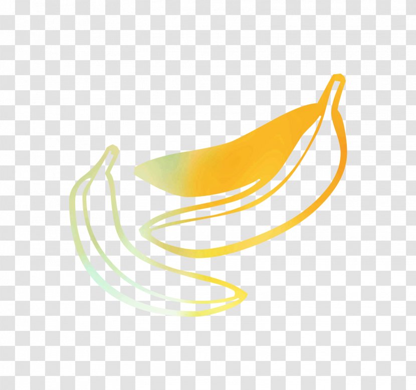 Yellow Product Design Graphics Font Line - Banana - Logo Transparent PNG