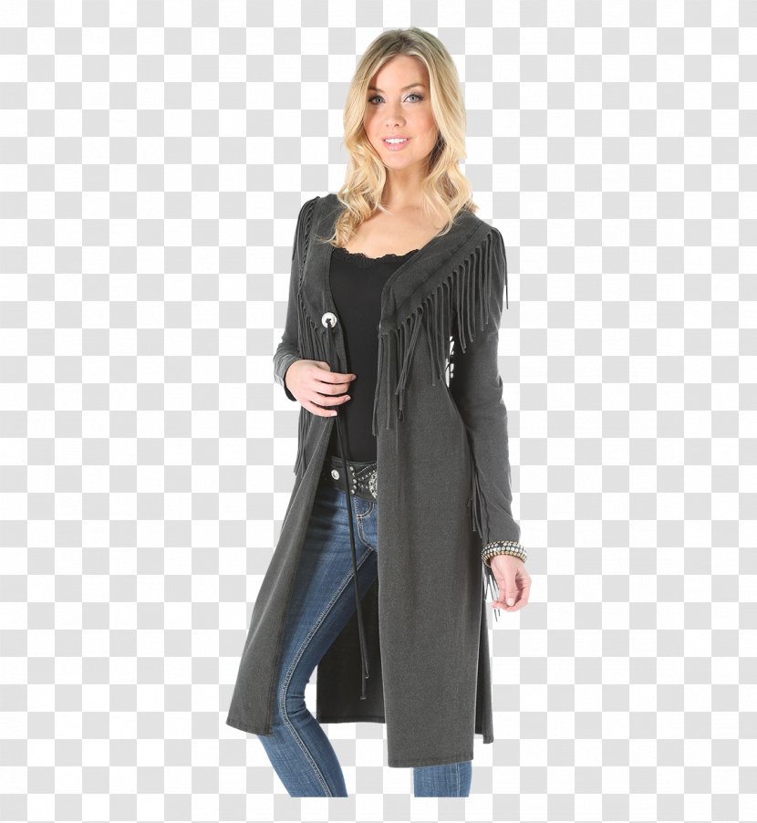 Sleeve T-shirt Suede Leather Zipper - Outerwear - WESTERN DRESS Transparent PNG