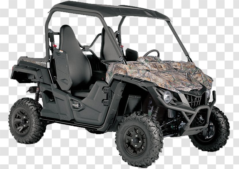 Yamaha Motor Company Side By Wolverine Motorcycle All-terrain Vehicle - Camouflage Vector Transparent PNG