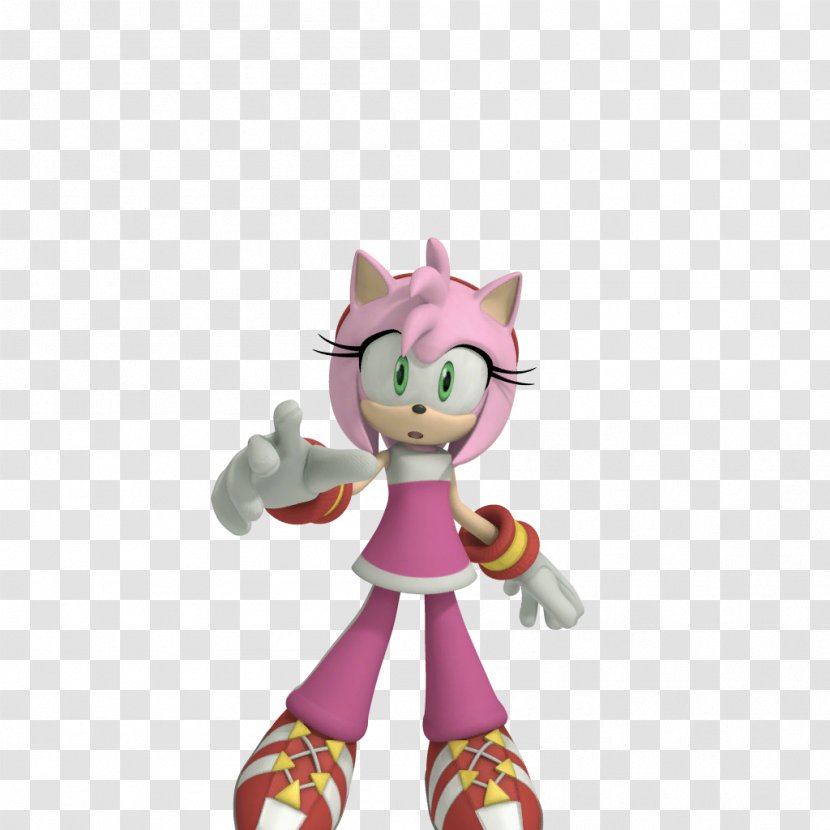 Sonic Free Riders Amy Rose Adventure The Hedgehog Character - Figurine - Ryo Hazuki Transparent PNG