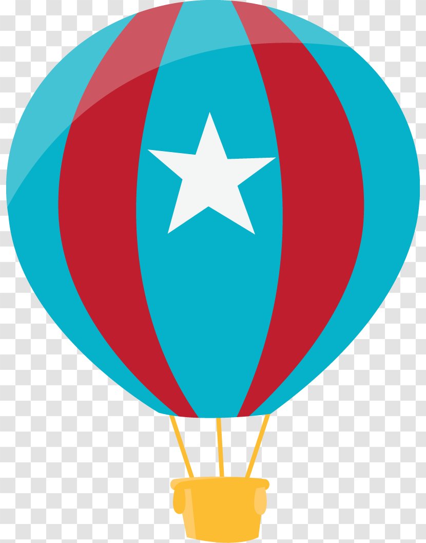 Hot Air Balloon Clip Art - Cricut Transparent PNG