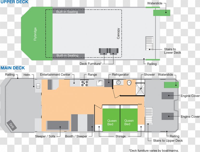 Floor Plan Houseboat House Real Estate - Area Transparent PNG