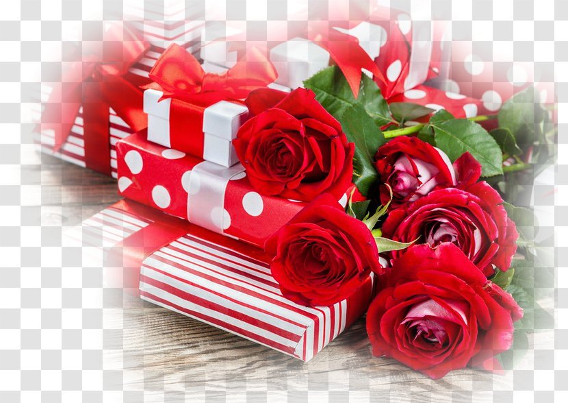 Garden Roses Gift Desktop Wallpaper Valentine's Day Flower - Red Transparent PNG